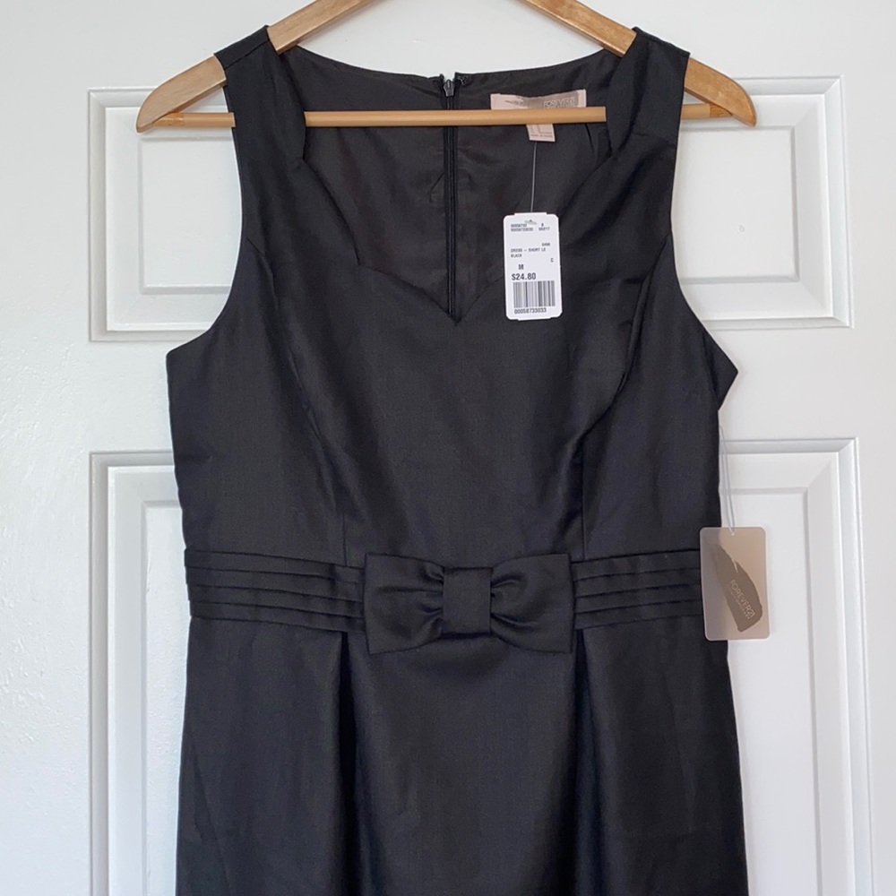 2/$10 Forever 21 scalloped/bow LBD